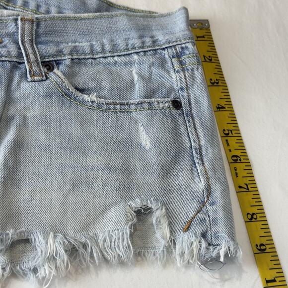 Abercrombie & Fitch Y2K Low-Rise Micro Shorts Size 2 – Ultra Short, Trendy - Picture 10 of 12